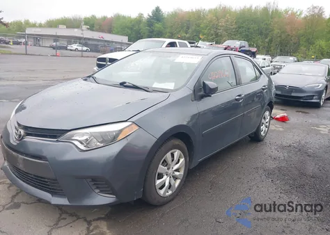 2015 Toyota Corolla Le from USA, damaged, VIN 2T1BURHE3FC346107